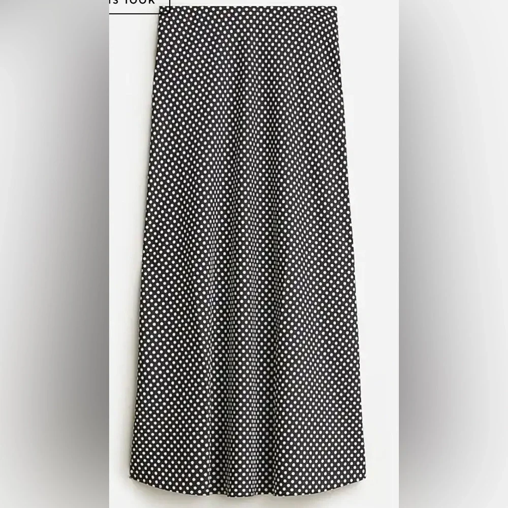 New Gwyneth slip skirt in tiny dot print